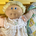Cabbage Patch Kids 1978-1982 Blonde Curly Hair Blue Eyes w/ Outfit & Accessories