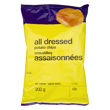 all dressed chips canada Amazon.com: President's Choice Potato Chips, Loads of All Dressed, 200 Grams/7.05 Ounces