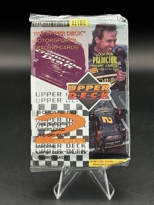 1x 1995 PREMIRE EDITION UPPER DECK MOTORSPORTS TRADING CARDS SEALED PACK VINTAGE