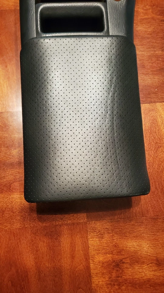 Apoyabrazos consola central Honda S2000 AP1 pieza original cuero negro 99-03 LHD Foto 3 de 4