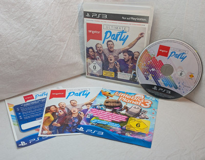 PS3 - Singstar: Ultimate Party | Sony PlayStation 3 - CIB - TOP - Anleitung