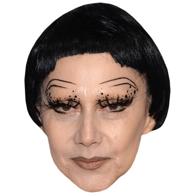 Susanne Bartsch (Make Up) Celebrity Mask, Flat Card Face, Fancy Dress Mask