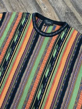 Tosani 3D Knit Coogi Style Sweater Men's L Cosby Hip Hop Knitted Grandpa Canada