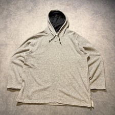Vintage Nike Hoodie Mens XL Center Swoosh Logo Gray Fleece Y2K 2000s