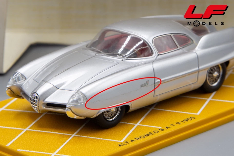 1:43 Alfa Romeo BAT9 1955 Argento - Bizarre - Immagine 3 di 4