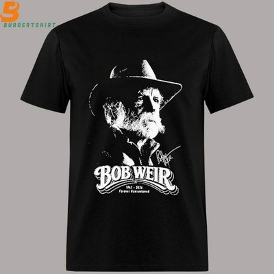 Bob Weir 1947 2026 Farever Romanberre Short Sleeve All Size Shirt