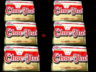 King Choc Nut Peanut Milk Chocolate 6x (lot of 6)