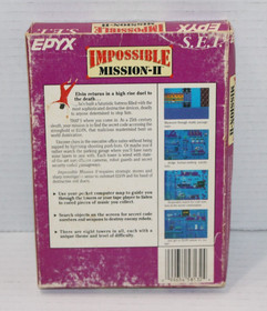 Impossible Mission II Nintendo NES Box And Manual No Game