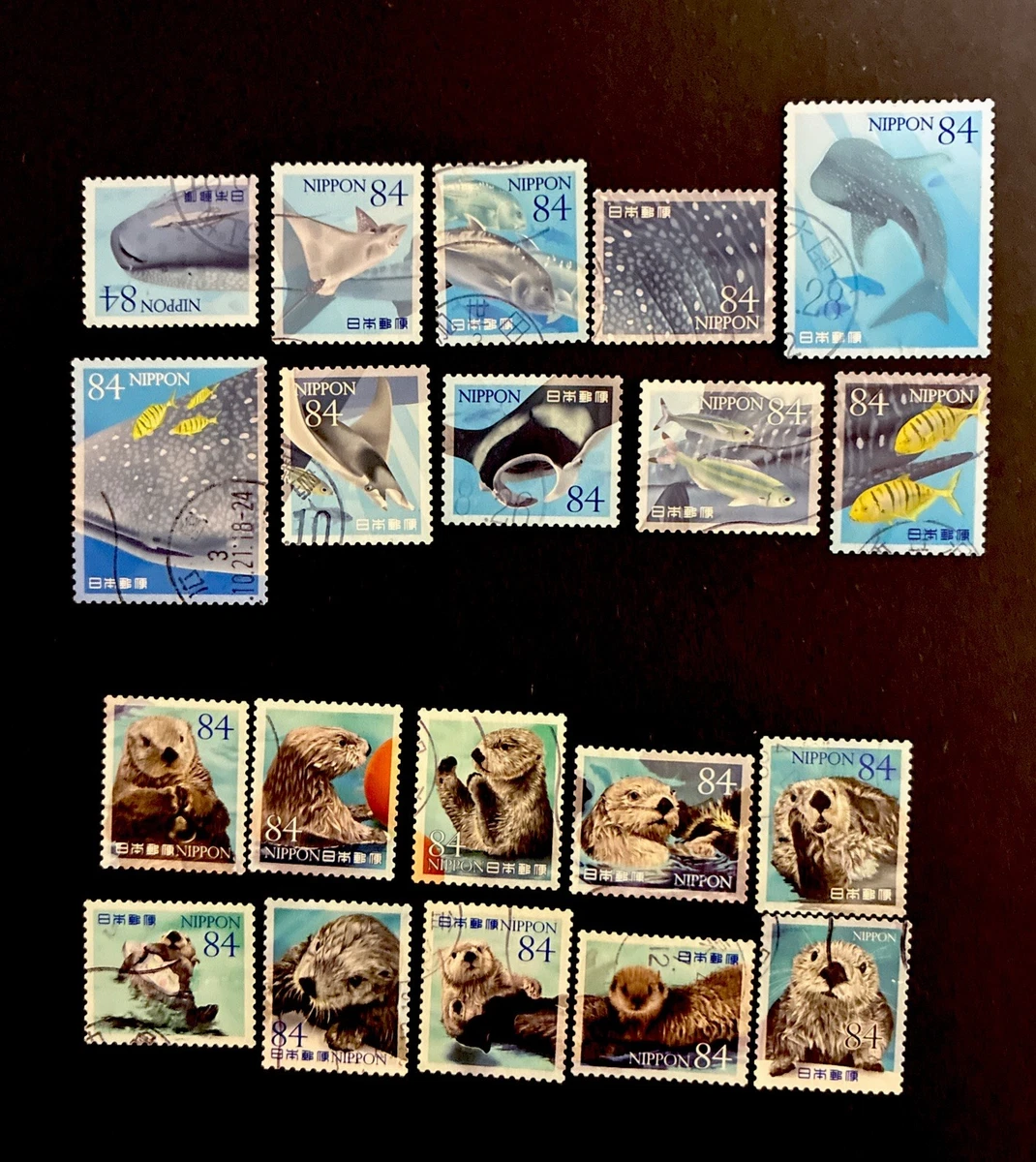 日本鱼类邮票| eBay