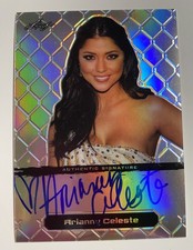 ARIANNY CELESTE : LEAF METAL -MMA = SILVER PRISMATIC- AUTOGRAPH Card (28/50)-UFC