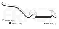 Ernst EndschalldäMpfer NachschalldäMpfer 353373 FüR Mercedes 190 W201 201 024