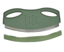 Kuhn Rikon XL Mezzaluna Knife & Grater with Sheath Sage  X-large K51500 Pizza