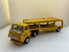 Tonka Ruco Auto Transporter Car Transport Truck Gelb LKW Blechspielzeug 1970s