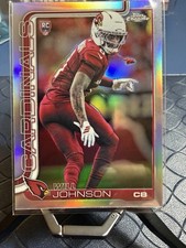 2025 Topps Chrome Will Johnson Silver Holo Arizona Cardinals