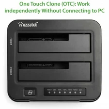 SYBA/Huzzatek Dual Bay USB 3.0 Docking Station for 2.5" and 3.5" SATA HDD/SSD