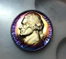 1978 S Proof Jefferson Nickel Rainbow Toned