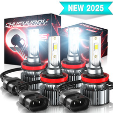 For Freightliner Cascadia 2013-2017 4X H11 H11 LED Headlight High Low Beam Bulbs