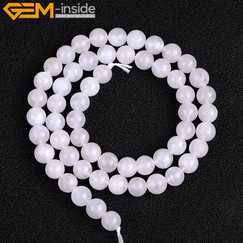 15" Natural Round Gemstone Beads Wholesale 6mm 8mm 10mm Spacer Lot Jewellery - Picture 196 of 385