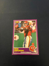 1989 Score Supplemental Football Ron Jaworski #368S Factory Set Break NM-MT