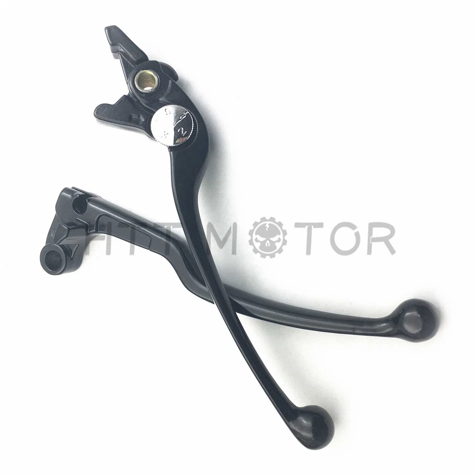 Black Brake Clutch Lever For Yamaha YZF R1 1999-2003 R6 1999-2004 FZ1 2001-2005 - Image 2 of 4