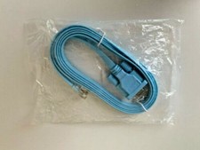 New Ethernet RJ45 Cat5 to DB9 9-Pin Serial Female Console Switch Flat Cable