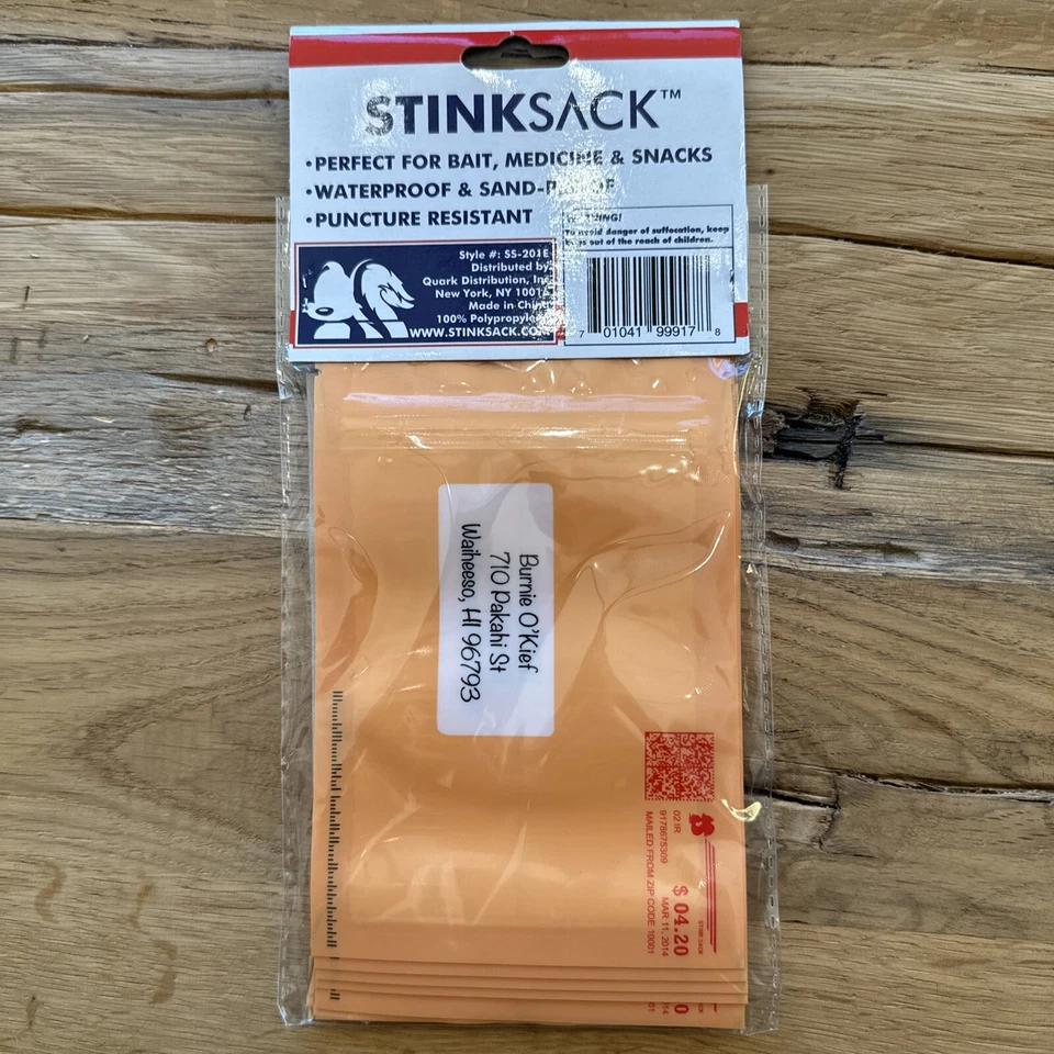 Paquete de 10 bolsas a prueba de olores saco apestoso de 4" x 6" almacenamiento prioritario envío gratuito Foto 2 de 2