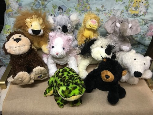 Ganz Webkinz 8” Black & White Cheeky Dog No Code - Picture 5 of 5