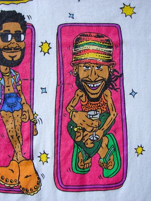 Men's Kaytramine Kaytranada & Amine White Graphic Print Concert