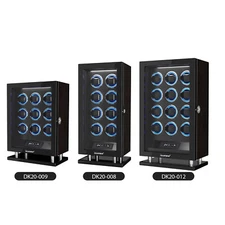 Automatic 4/6/8/9/12 Watch Winder LCD Touch Display Storage Case Box RGB LED New