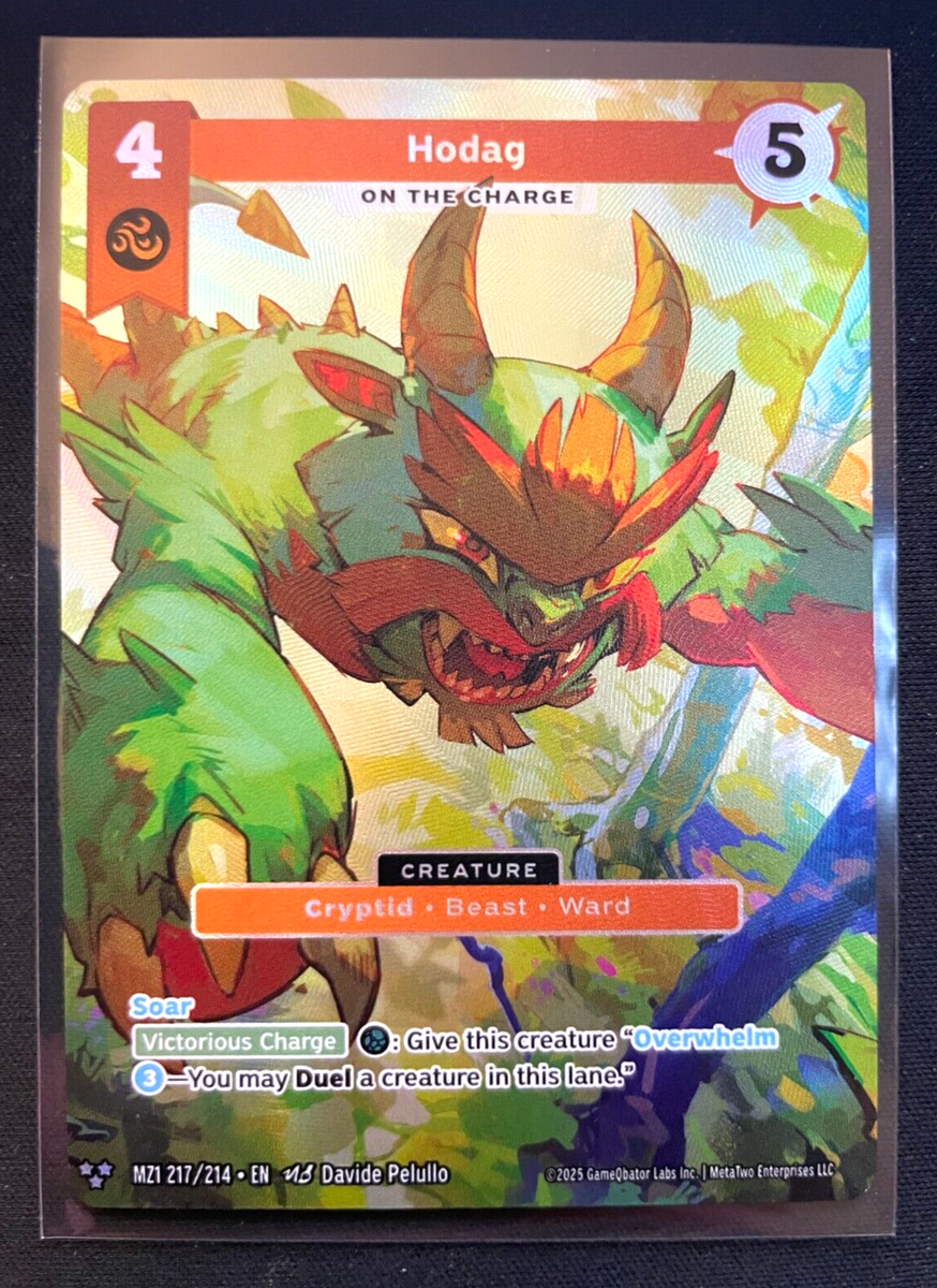 2025 Metazoo Hodag 217/214 Alternate Art Secret Rare 3 Star