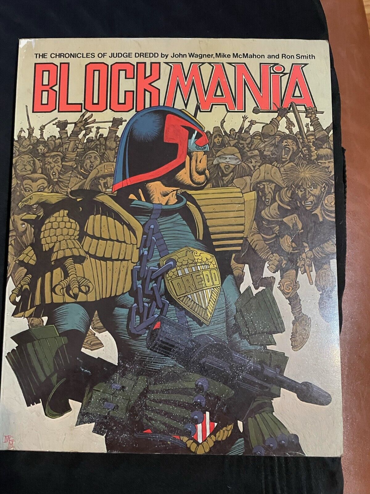 Judge Dredd, Blockmania 1984 by Titan Books Graphic Novel
