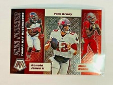  2020 Panini Mosaic Flea Flicker #13 Mike Evans Ronald Jones II Tom Brady Buccs