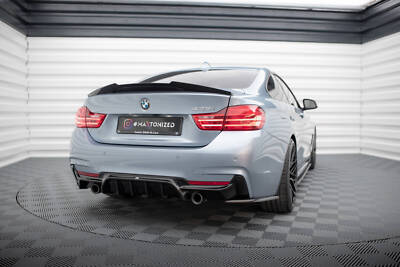 Heckdiffusor V.1 für BMW 4er F32 F33 F36 M-Paket Maxton Design Hochglanz schwarz
