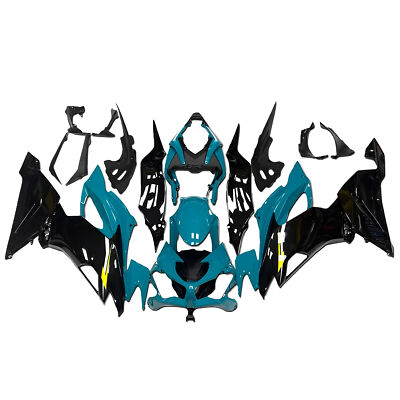 Injection Blue Black Fairing Kit for Kawasaki Ninja ZX6R 636 2019