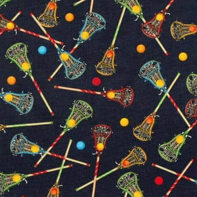 Lacrosse (Navy) Fabric by Timeless Treasures,  NEW -  Full Yard 36''
