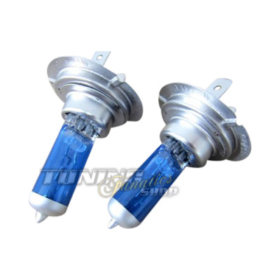 2x ULTRA BLUE Super White H7 Bulbs Lamps E4 FREE #225 for DIPPED LIGHT