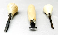 Bezel Setting Tools 3pc Set includes Prong Pusher Bezel Pusher & Bezel Roller