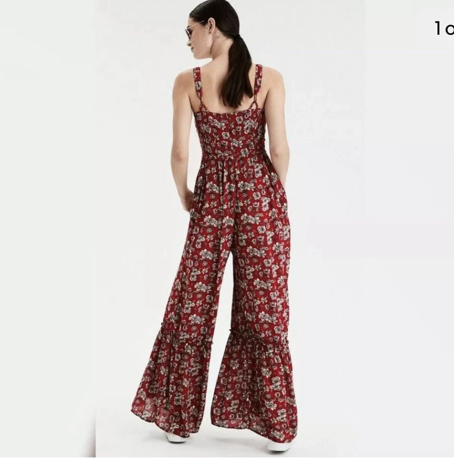 American eagle floral store pants