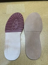 REPLACEMENT FULL LEATHER RED RUBBER BOOT SHOE REPAIR TREAD SOLE NEW NO HEEL