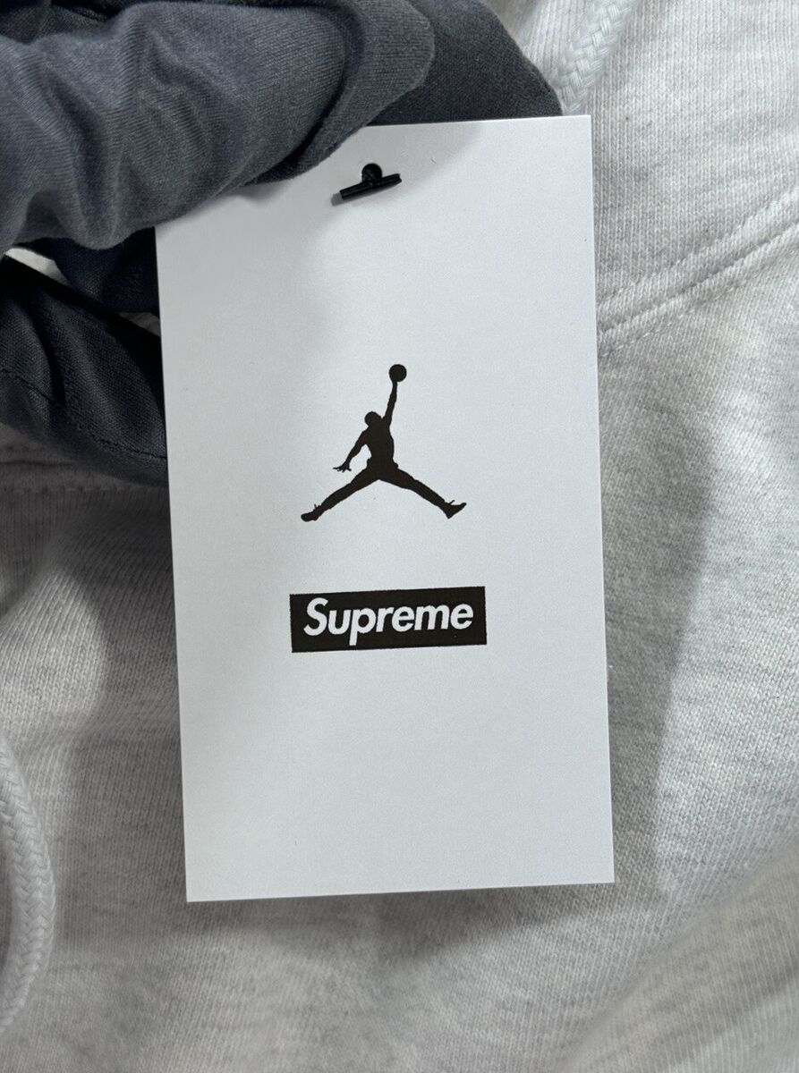 Supreme X Jordan - Logo Embroidered Hoodie Size: L | eBay Supreme X Jordan - Logo Embroidered Hoodie Size: L | eBay