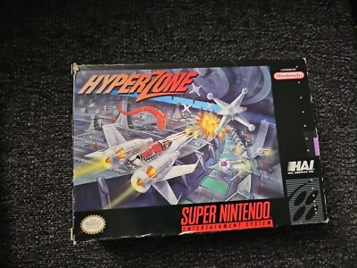 HyperZone Super Nintendo Entertainment System, 1991 SNES Complete W/ Manual