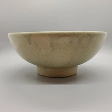 Vintage Haeger USA 8" Bowl #101  Speckled Sage Glaze Very Good Used Condition 