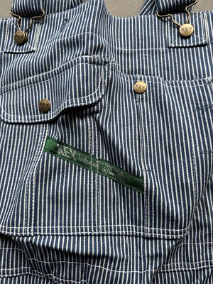 〜70s KEY Vintage Hickory Stripe Overalls Vintage Key Hickory Stripe Overalls | Garmentory