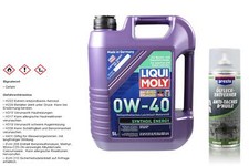 5 Liter Liqui Moly 1361 Synthoil Energy 0W-40 Motoröl Presto Öl-Fleck-Entferner