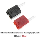 A High-End set of 8 pieces KLE Innovations Classic Harmony Banana plug (KLE 1D)