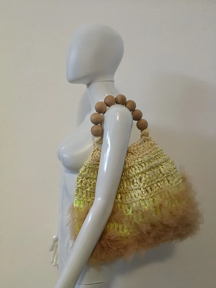 bolso mujer vintage accesorios originales icónico gran marca lujo mango madera Foto 4 de 4