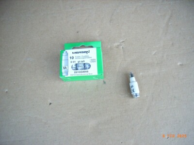 Sicherung D01 Neozed 6A 10Stk. Sicherungseinsatz