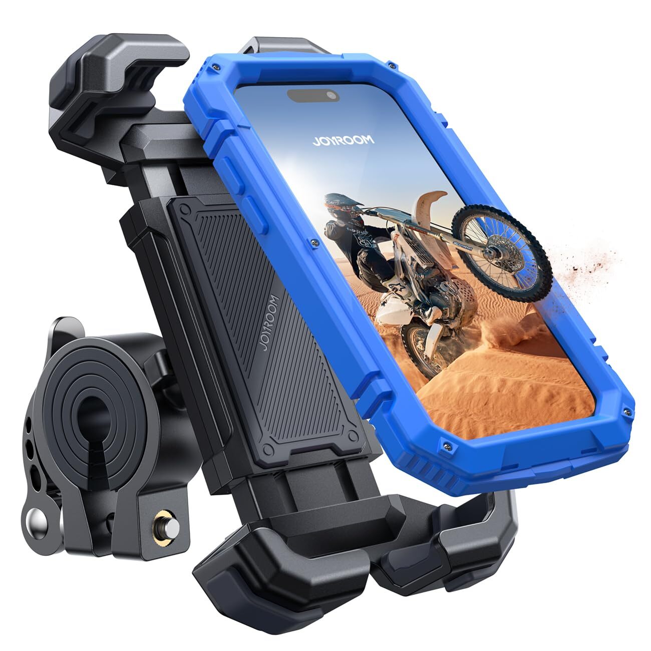 Motorcycle Phone Mount Holder - 2024 New Bike Phone Holder [7 Inch Big Phone ...