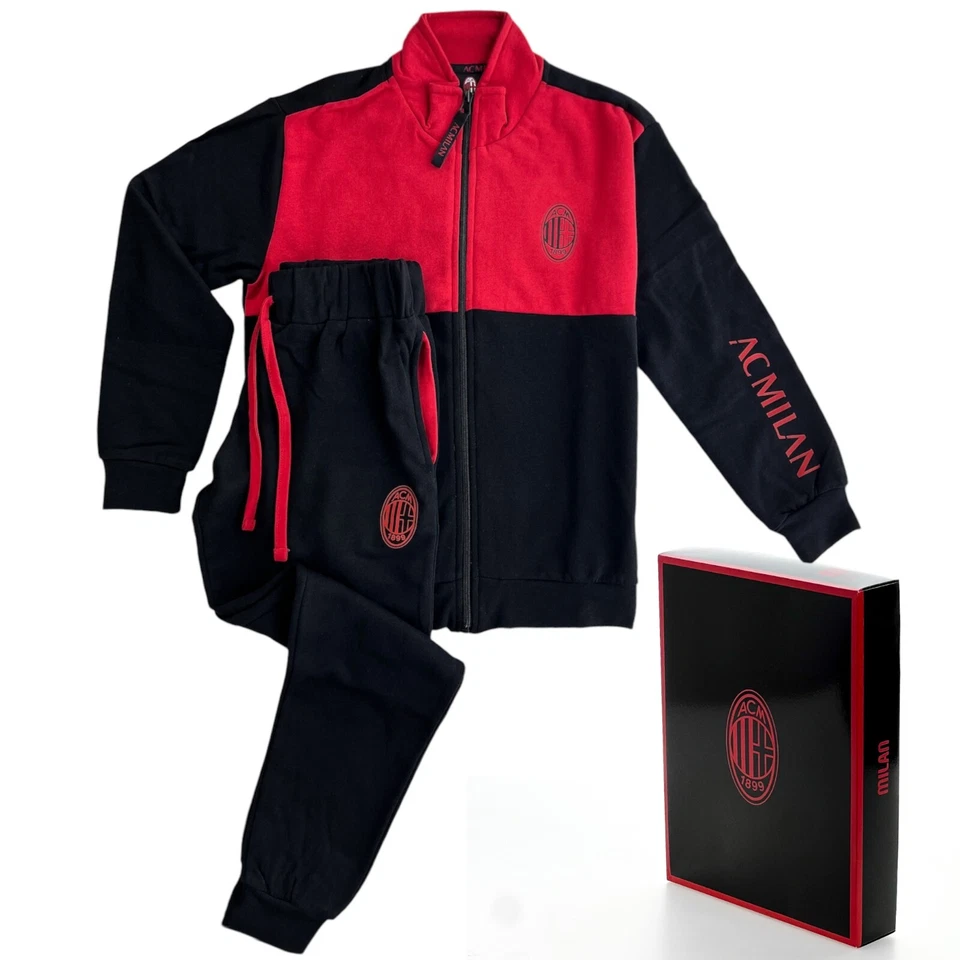 Milan tuta da casa Homewear cotone pigiama bambino ragazzo 10 12 14 16 anni