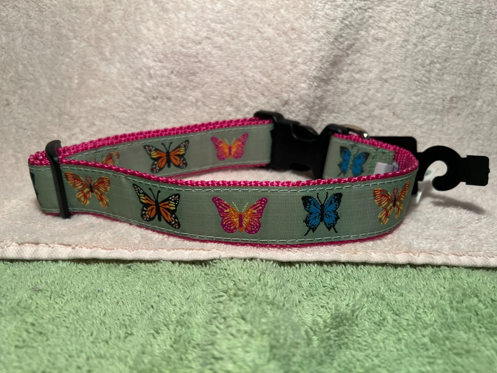 NEW! Preston Ribbon Dog Collars - Made in the USA - BUTTERFLIES